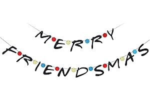 Friendsmas Christmas Banner Decorations