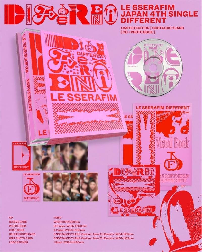 専用 LESSERAFIM different DIFFERENT 【通常盤・初回プレス】 : LE SSERAFIM | HMV&BOOKS