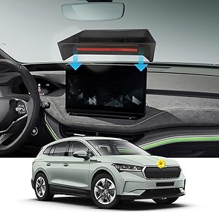 CDEFG Compatible with Skoda Enyaq iV 2021 2022 2023 2024 2025 Centre Console Organiser Storage Box Glove Box Storage Car Centre Console Tray Enyaq iV 80 Accessories (Instrument Panel)