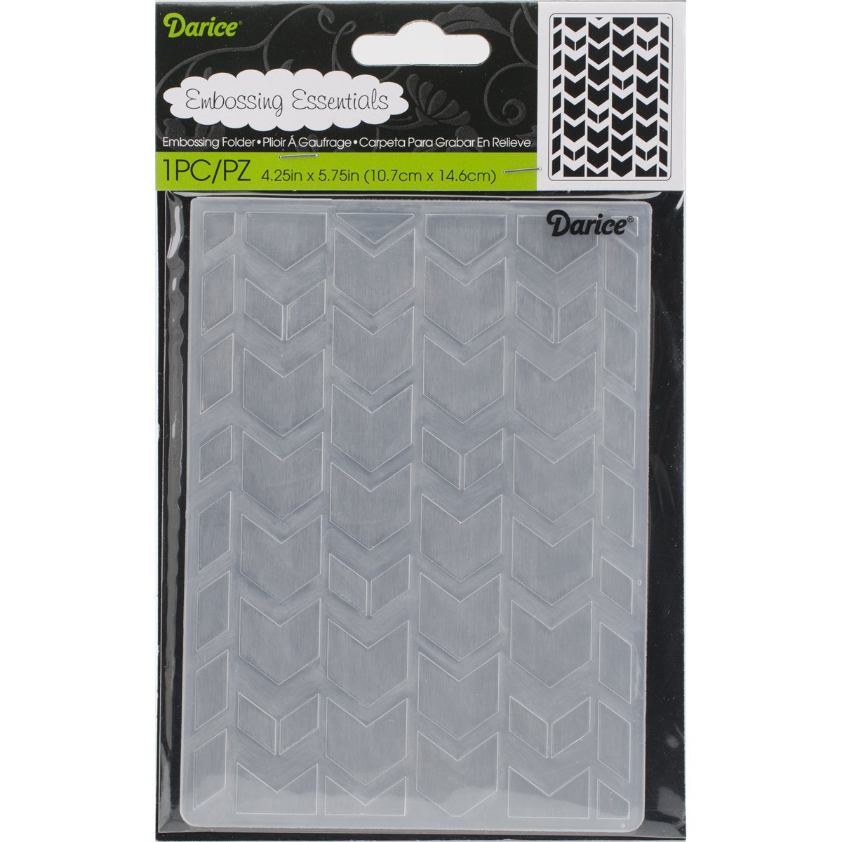 Expanded Craft Folder Card Making Supplies Darice Tassels Embossing Folder - 4.25 X 5.75 Inch ...
