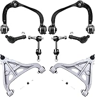 Vista 1057 de Detroit Axle - Kit de suspensión frontal de 8 piezas para Dodge Journey 2009-2015, 2 brazos de control inferiores, 2 rótulas, 2 varillas