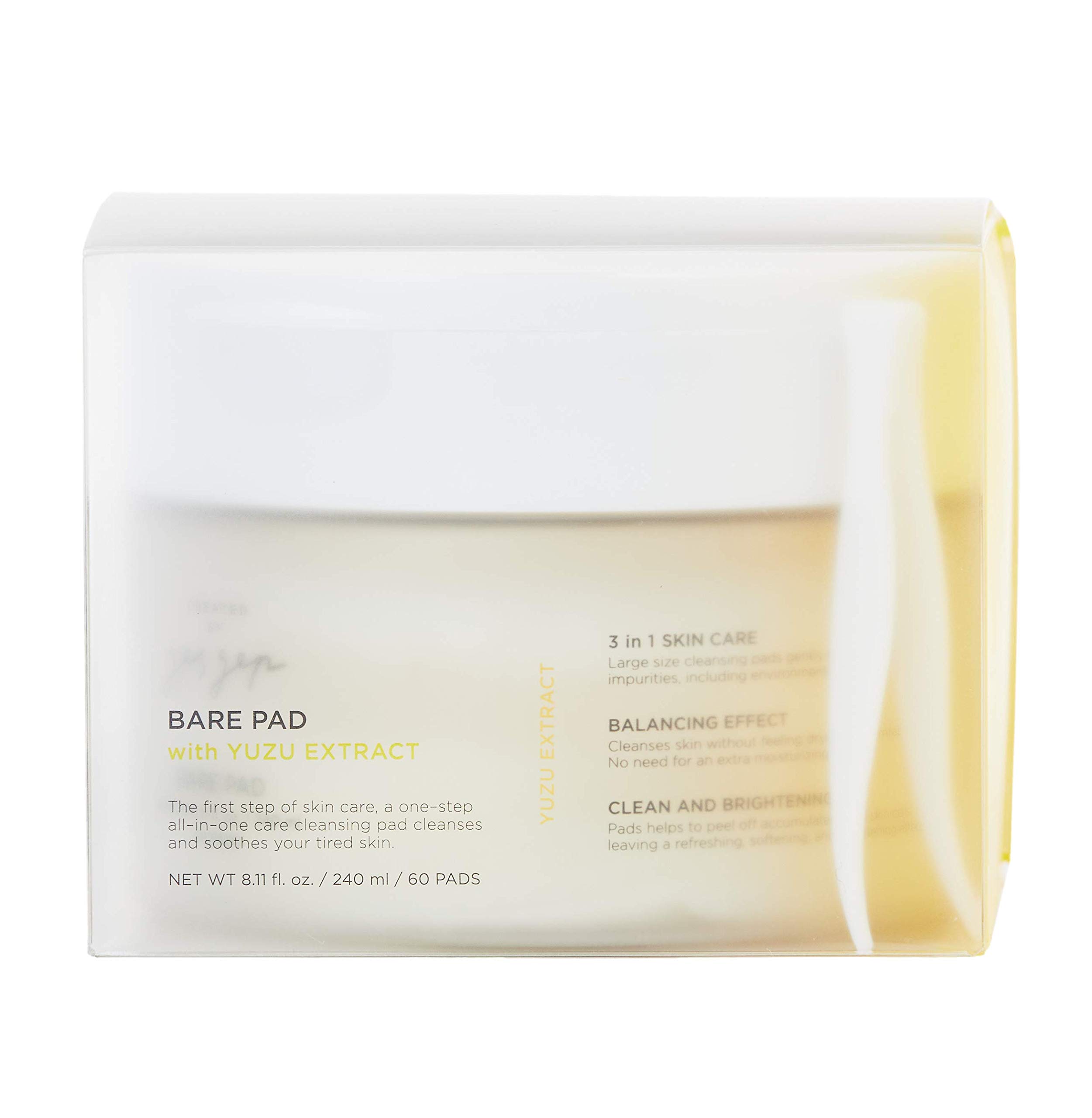 Gesgep Bare Pad, 3 in 1, Facial Cleansing Pad, No Water Cleansing, Gentle Exfoliate, and Super