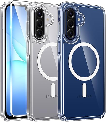 Miniatura 304 de FNTCASE para iPhone Air Case Clear: Fundas magnéticas para teléfono con protector de pantalla a prueba de caídas, compatibles con Magsafe, delgadas