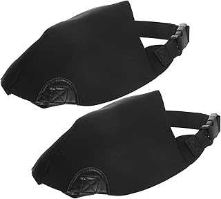 Gatuida Snow Ski Boot Warmer 1 Pair of Ski Boot Shoe Covers Snow Skiing Boot Gloves Warmers Shoes Toe Caps Windproof Ski Shoes Covers Protectors (Black) Snow Shoes Gloves