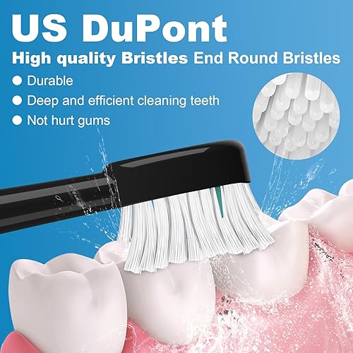 Miniatura 10 de Cabezales de cepillo de repuesto para cepillo de dientes WaterPik Sonic-Fusion 2.0 (SF-03SF-04) y cepillo de dientes Sonic-Fusion (SF-01SF-02), 6