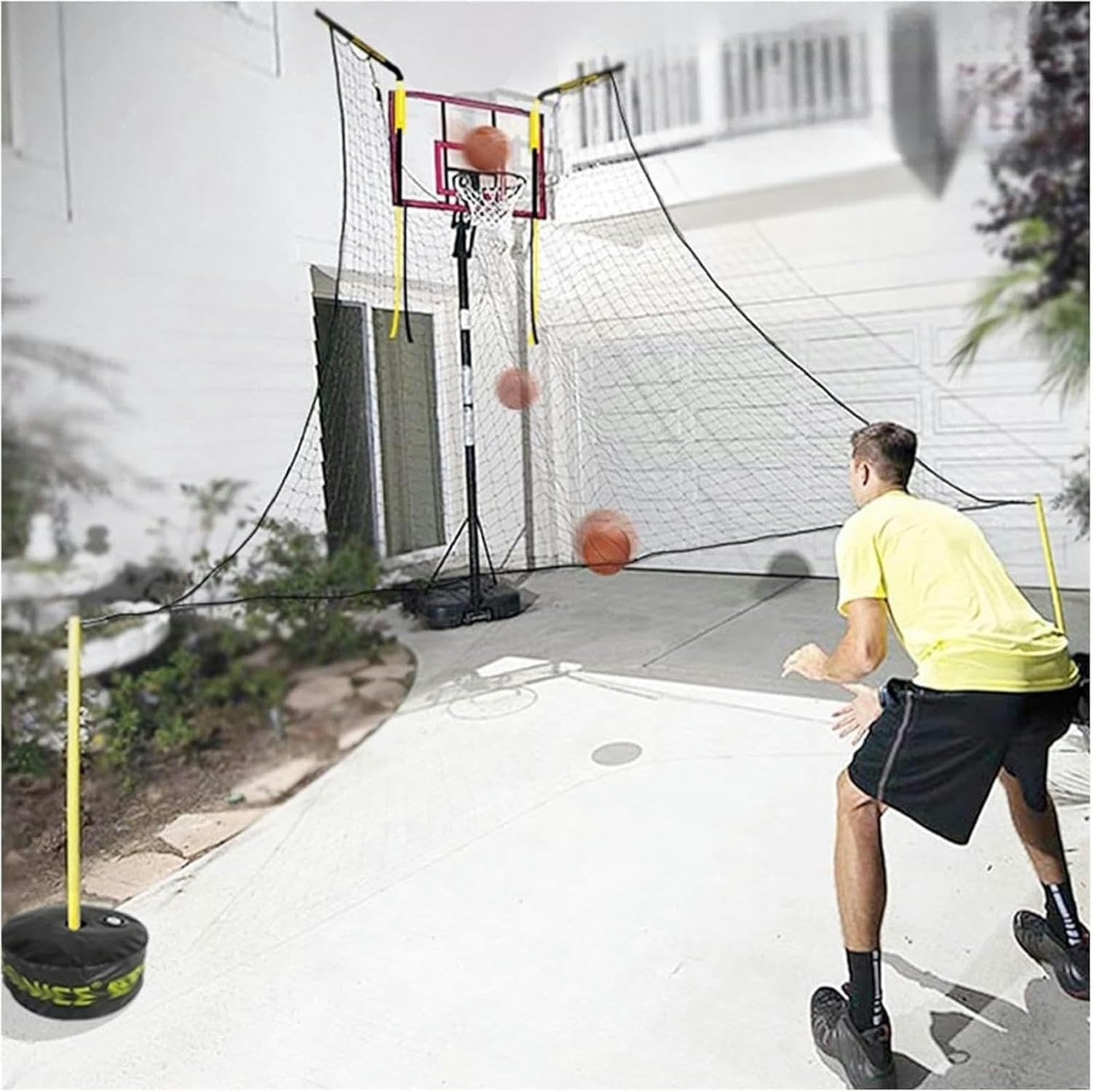 Filet d'arrêt de basket-ball pour stopper les balles perdues