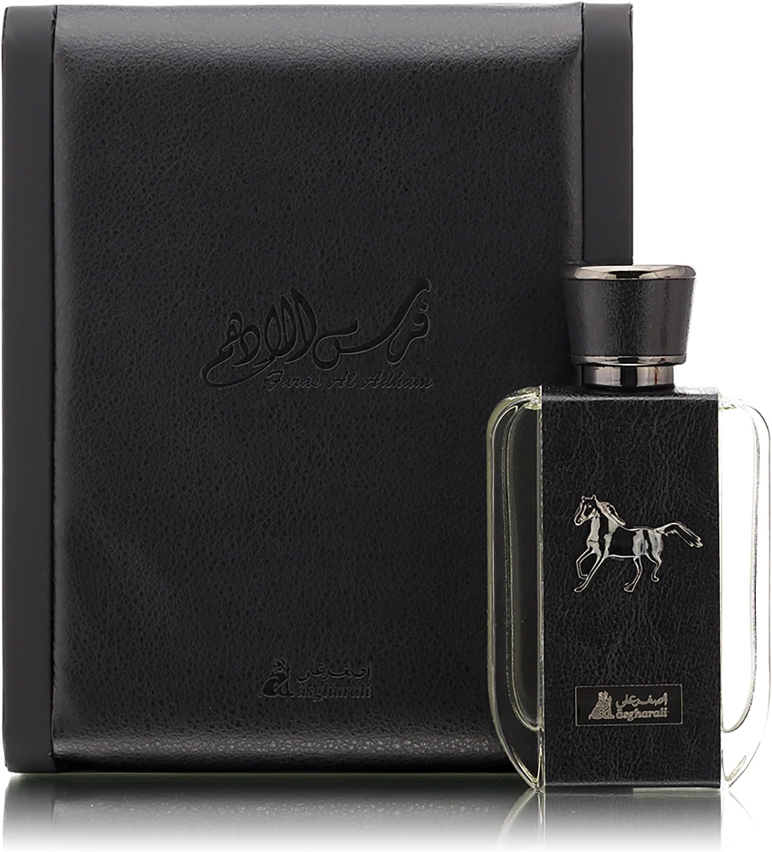 A ASGHARALI - Faras Al Adham Eau de Parfum 100ml – Premium Wood Scent for Men – Long Lasting Men’s Cologne with Rich Oriental Notes – Signature Perfume for Men Ideal Gift for Modern Gentlemen