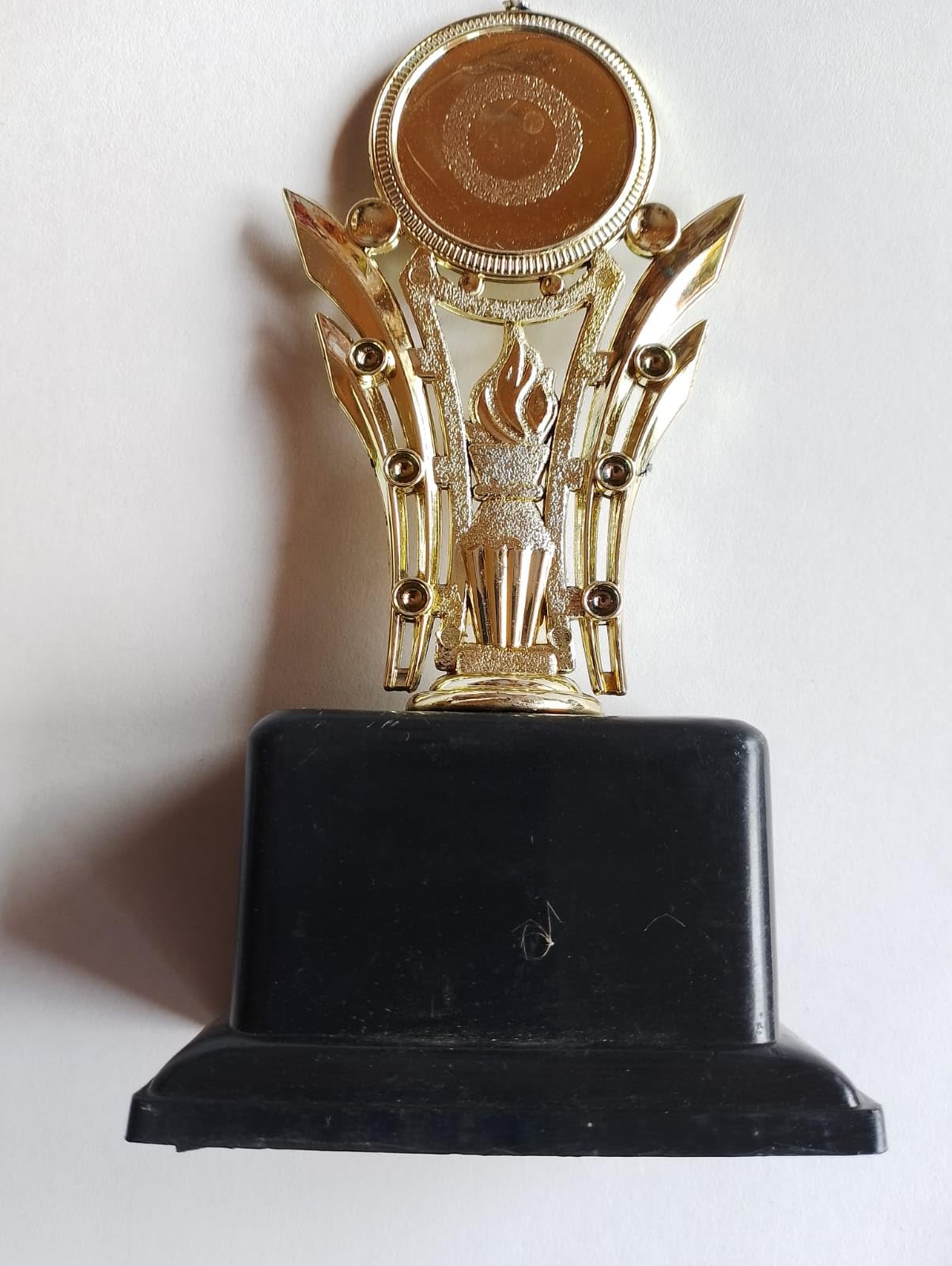 Premium Gold Trophy Award with Black Base | Winner Trophy Cup for School, Sports, Cricket, Football, Quiz, Dance, Singing, Employee Recognition, Corporate Appreciation, Annual Function Pack of 50-image-24
