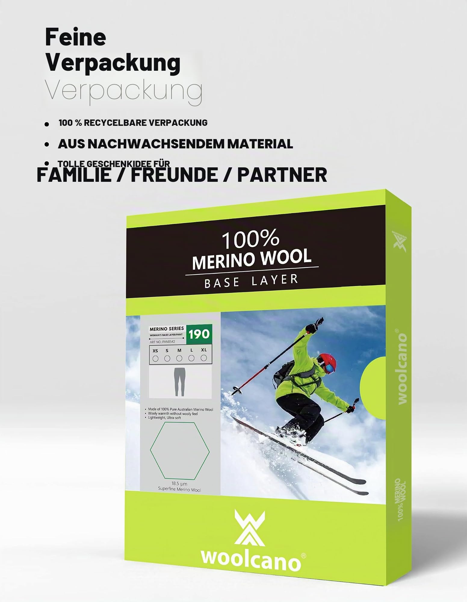 100% Merino Unterwäsche Damen Merinowolle Unterhosen Thermounterwäsche | Damen Thermounterhose, Alltag, Ski & Snowboard, Winter Outdoor Aktivitäten