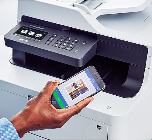 Miniatura 6 de Brother Color MFC-L3770CDW - Impresora láser inalámbrica digital todo en uno, color blanco - Impresión de copia de fax - 3.7" táctil, 25 ppm, 2400 x