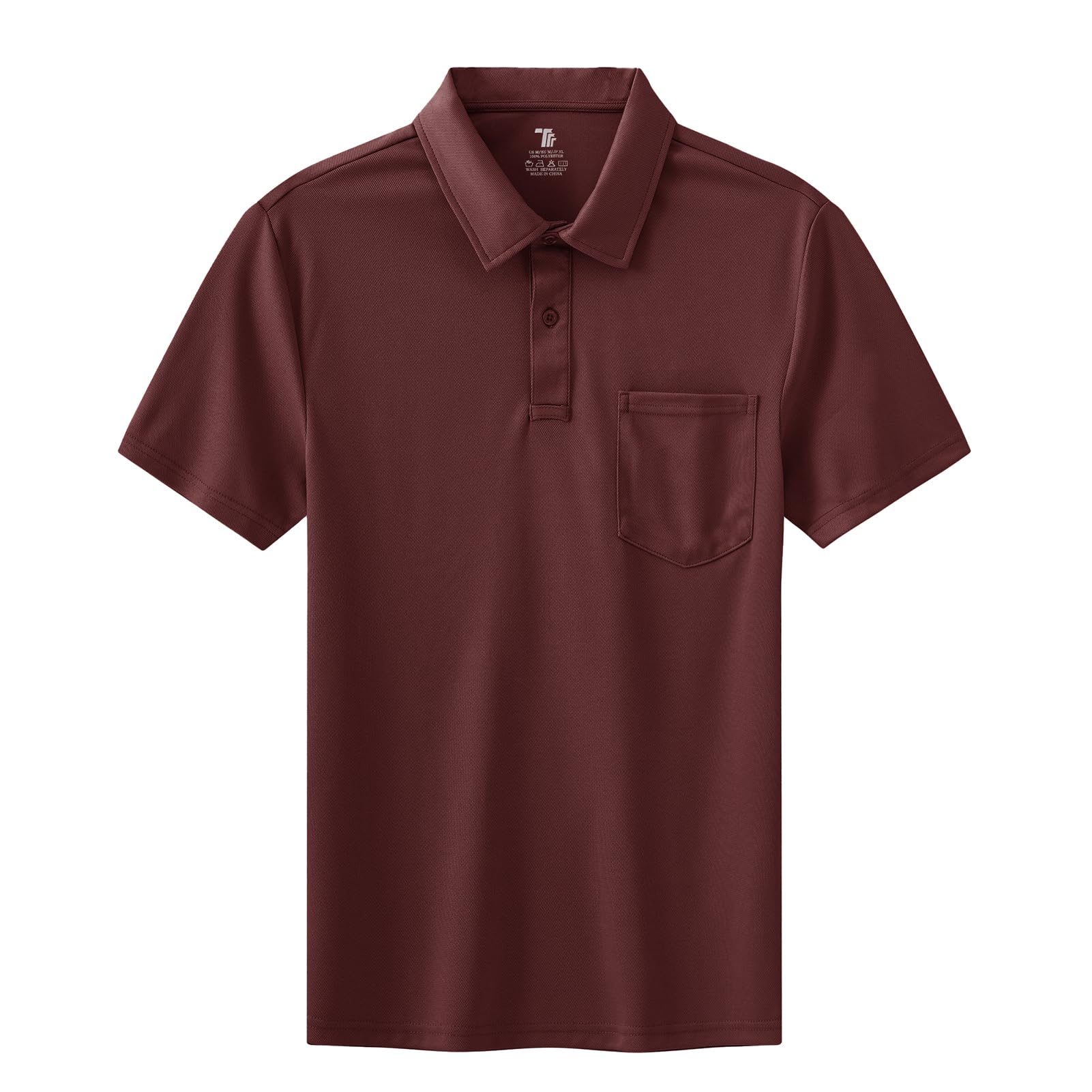Men's Work Shirts with Pocket Quick Dry Short Sleeve Outdoor Polo
