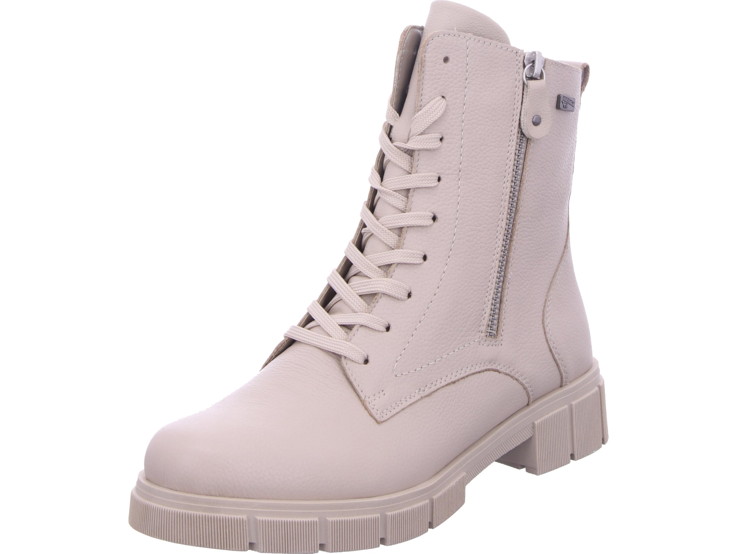 Remonte Women's D2S72 Lace Up Boots, Beige, 40 EU, Beige, 8 UK