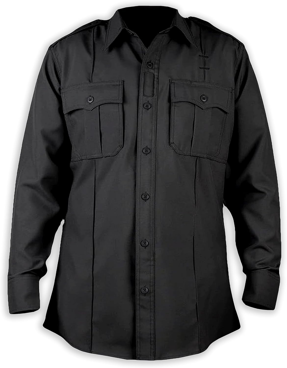 First Class 100% Polyester Long Sleeve Zippered Uniform Shirt