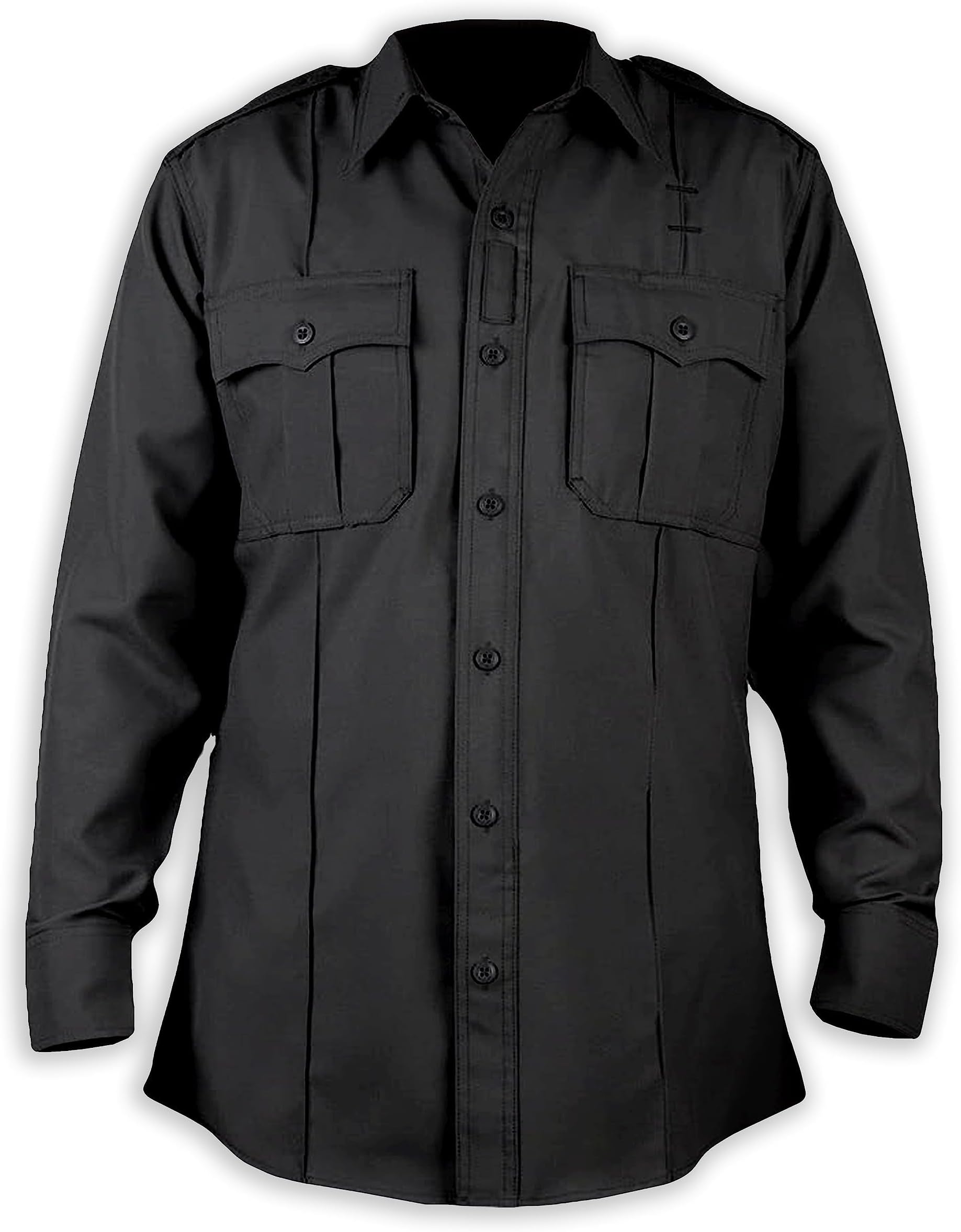 100% Polyester Long Sleeve Zippered Uniform Shirt