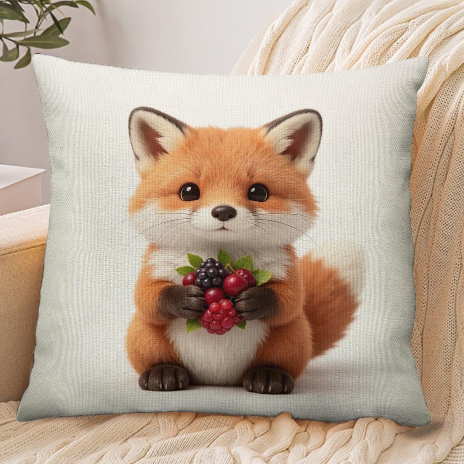 Fekiloot Style Funny Animal Pillowcase Pillow Sham Pillow Case