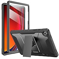 Soke Custodia per Samsung Galaxy Tab A9+ 2023, con pellicola protettiva integrata e cavalletto