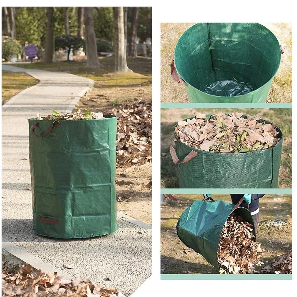 Borsa in tessuto riutilizzabile per foglie, rifiuti e detriti Sacco detriti giardino