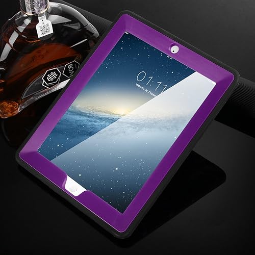 Miniatura 8 de AICase - Funda para iPad 2, iPad 3, iPad 4, funda AICase Kickstand a prueba de golpes, resistente a los impactos, resistente, híbrida de tres capas,