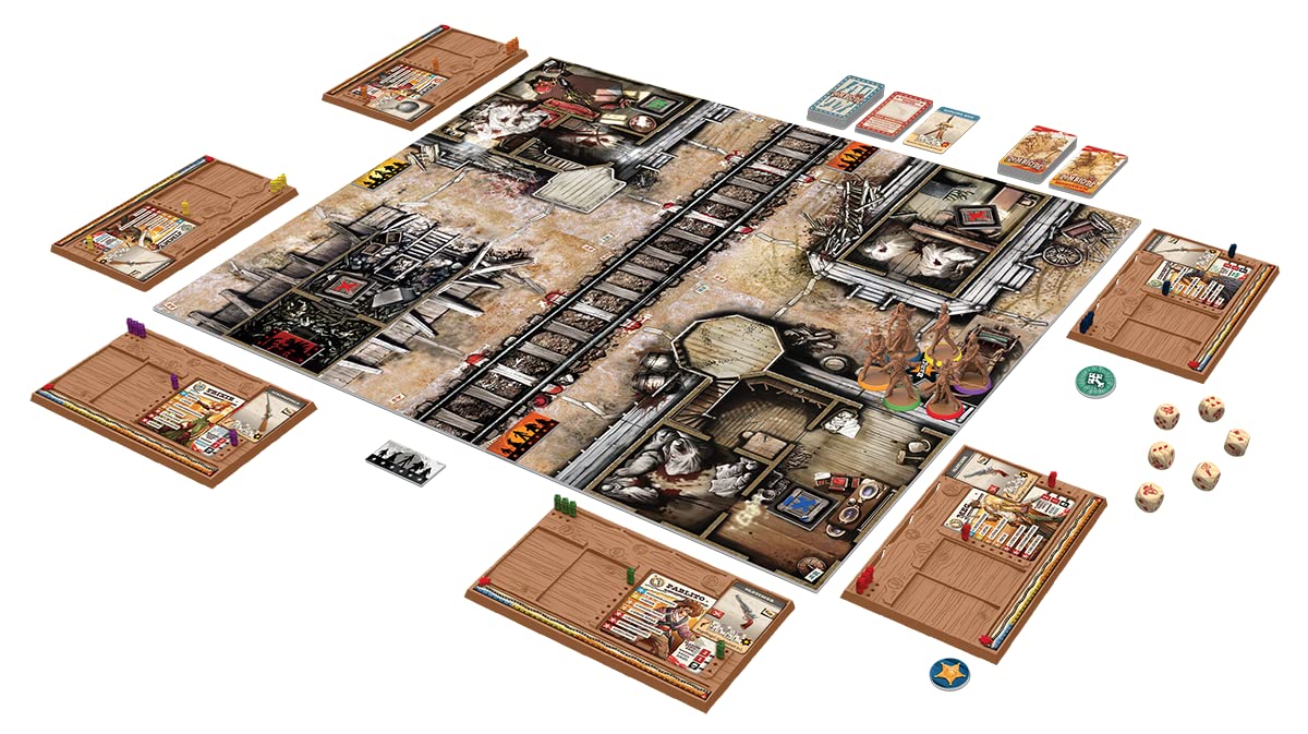 CMON, Zombicide: Undead or Alive, Grundspiel, Kennerspiel, Dungeon Crawler, 1-6 Spieler, Ab 14+ Jahren, 60 Minuten, Deutsch