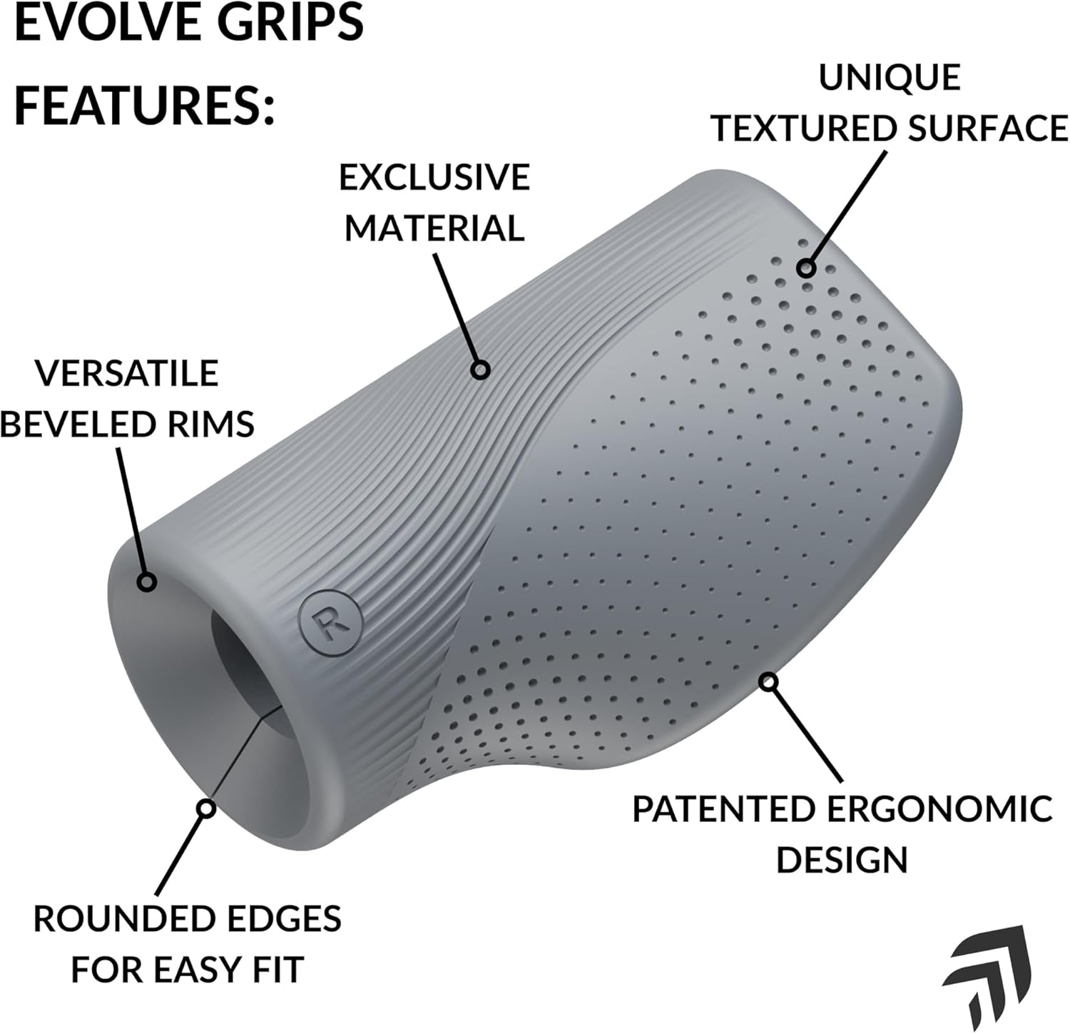 Ergonomic Thick Grips | Size: Performance (Medium) with 2.25” Outer Diameter