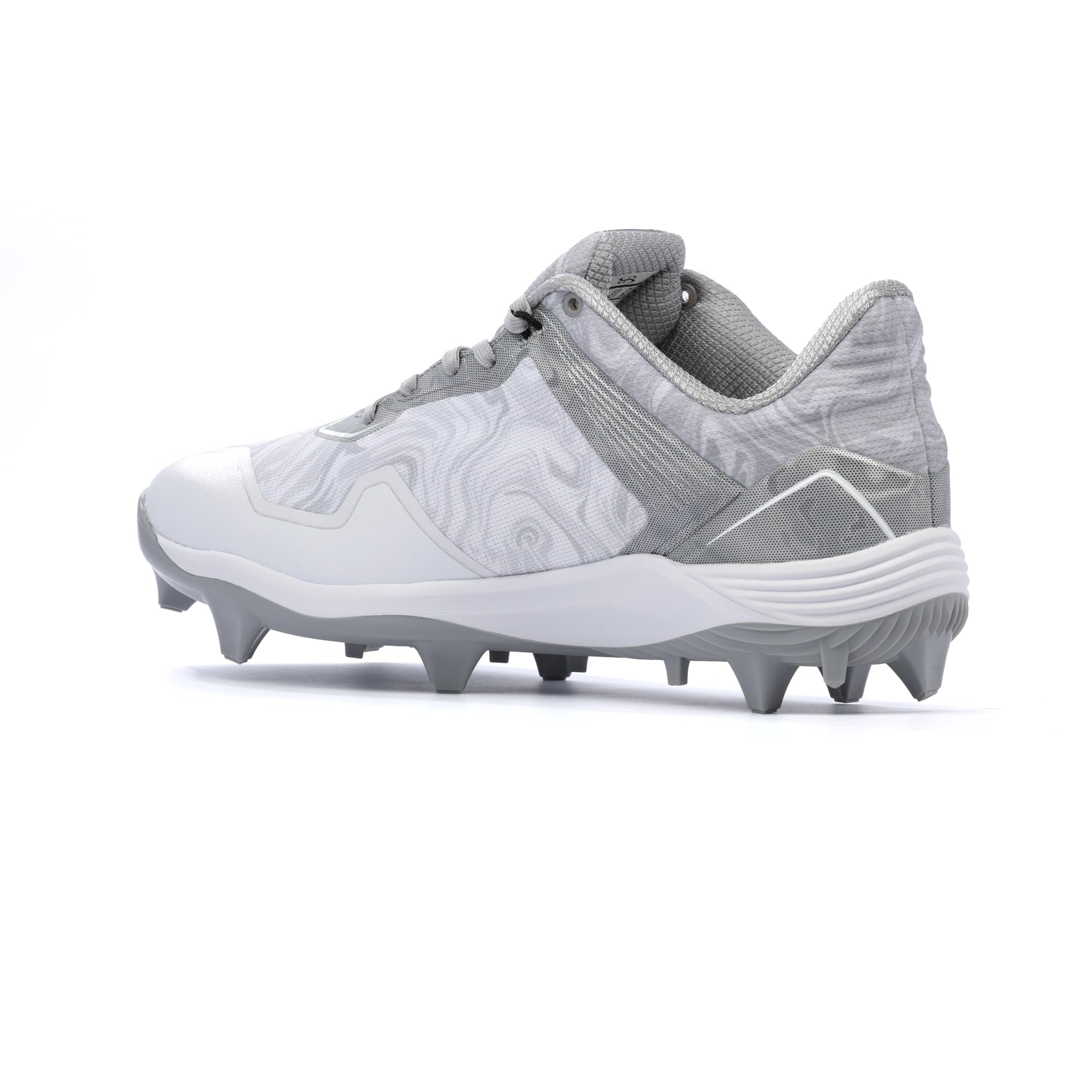 Boombah Viper Men's Molded Cleat Blast Camo White/Gray/Gray - Size 7