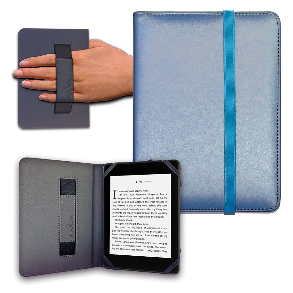 Funda para Libro electrónico eReader eBook de 6 Pulgadas - Kobo, Woxter, Tagus, BQ, Energy, SPC, Inves, Papyre, Wolder, Nolim - 6" Universal - elástico (173) — view 39