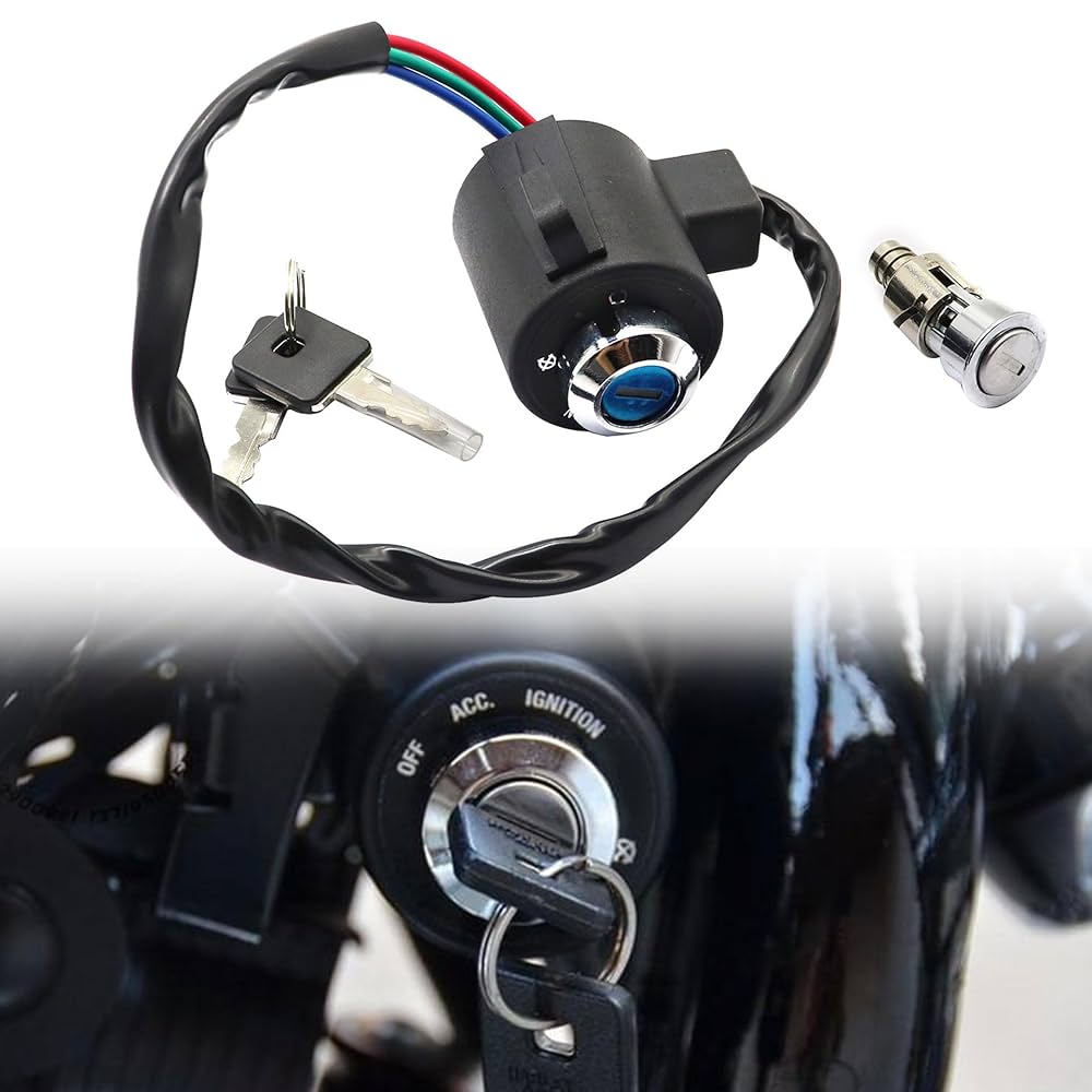 GXARTS Ignition Switch Lock Set Compatible with Harley