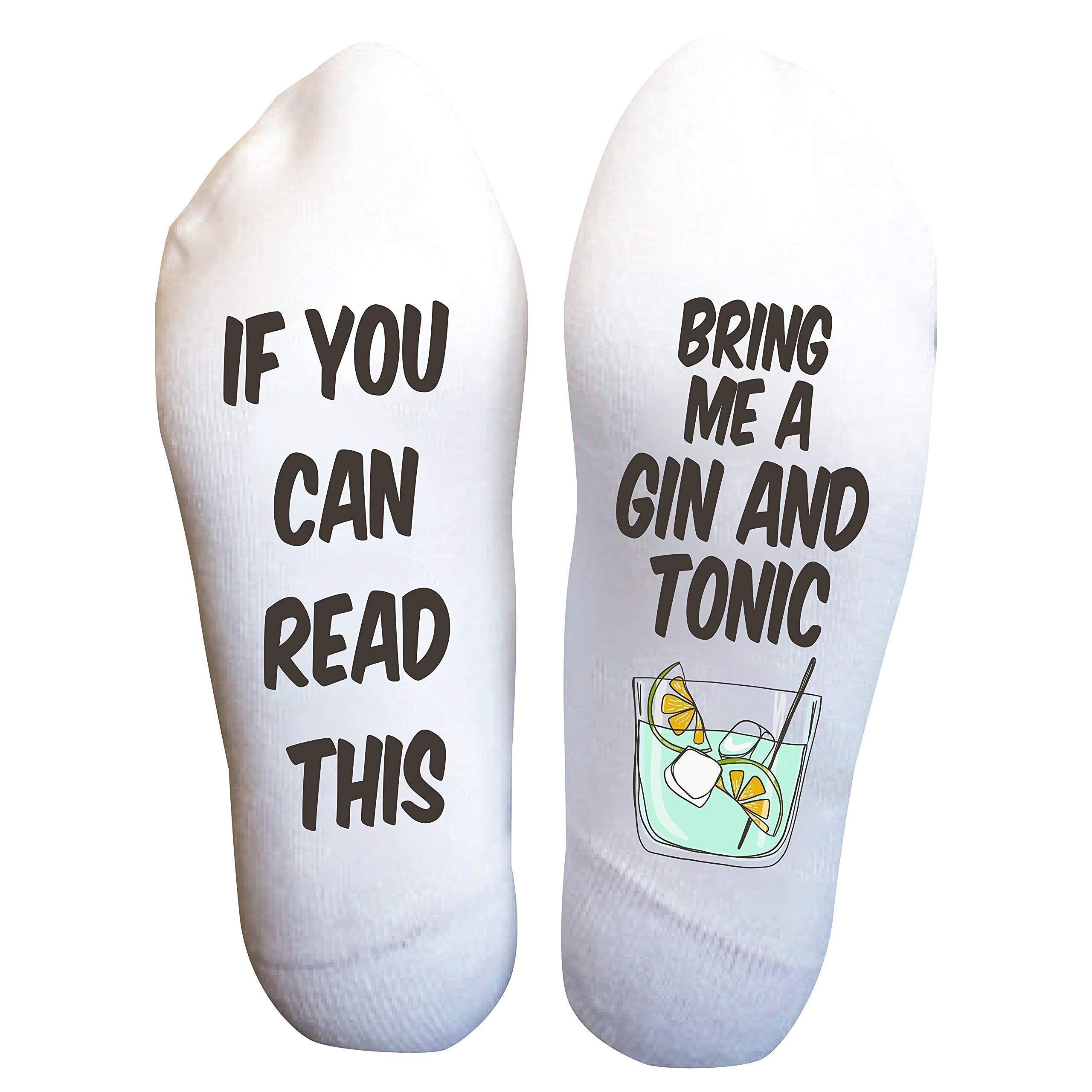 Personalized Caipirinha, Gin Tonic Socks – Funny Mojito Themed for Summer Parties, Gift for Women & Men