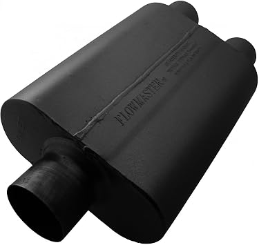 Flowmaster 80430402 40 Series Muffler 409S - 3.00 Center In and 2.50 Dual Out - Aggressive Sound