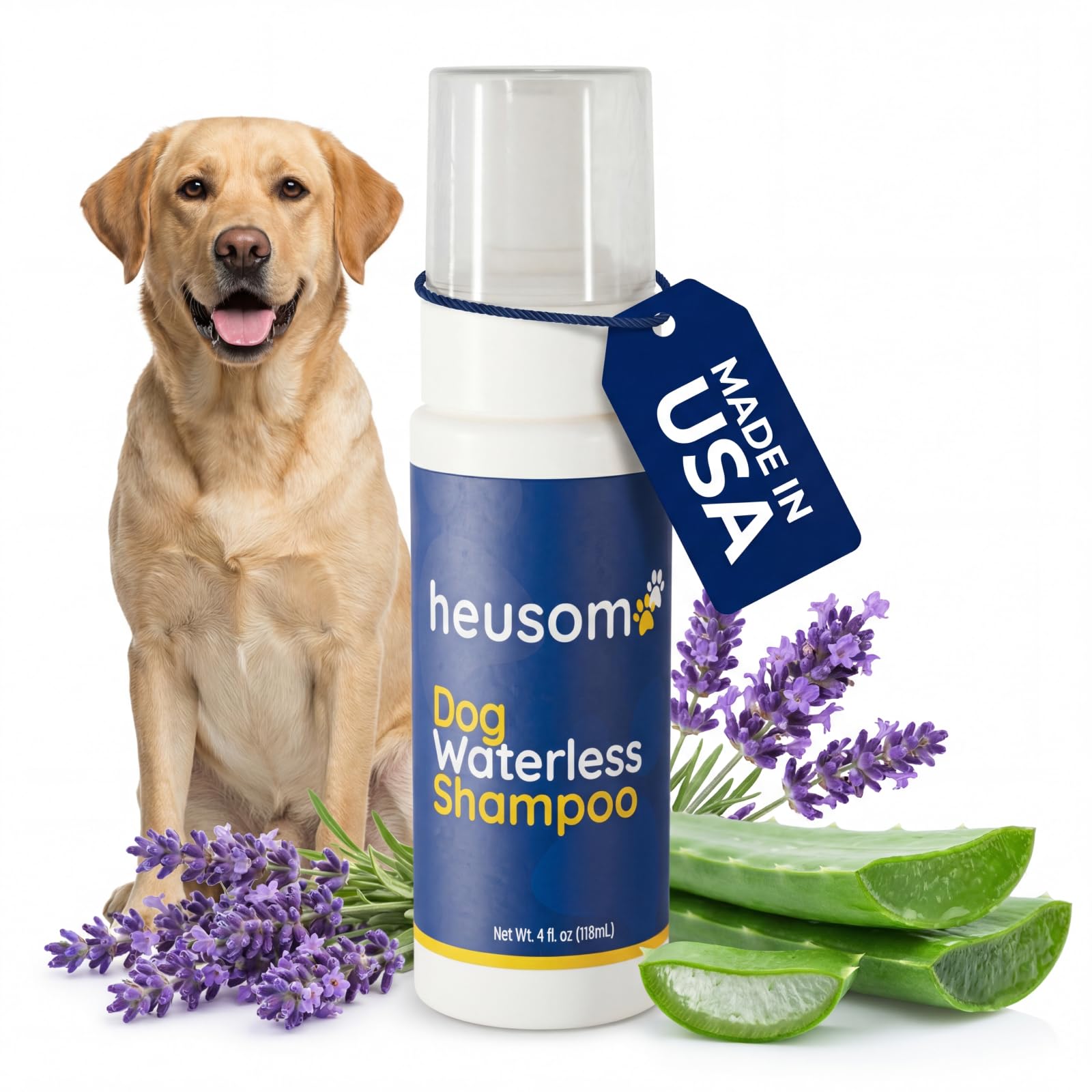 Shampoo in schiuma per animali domestici, senza risciacquo, elimina odori per cani, con pH bilanciato, senza sapone, ipoallergenico, per cuccioli e pelli sensibili, soluzione rapida per la casa