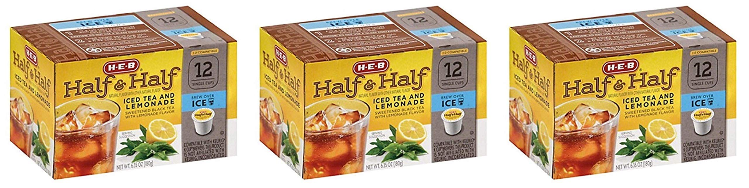 H.E.B. Half & Half Ice Tea and Lemonade single cups (Three Pack)