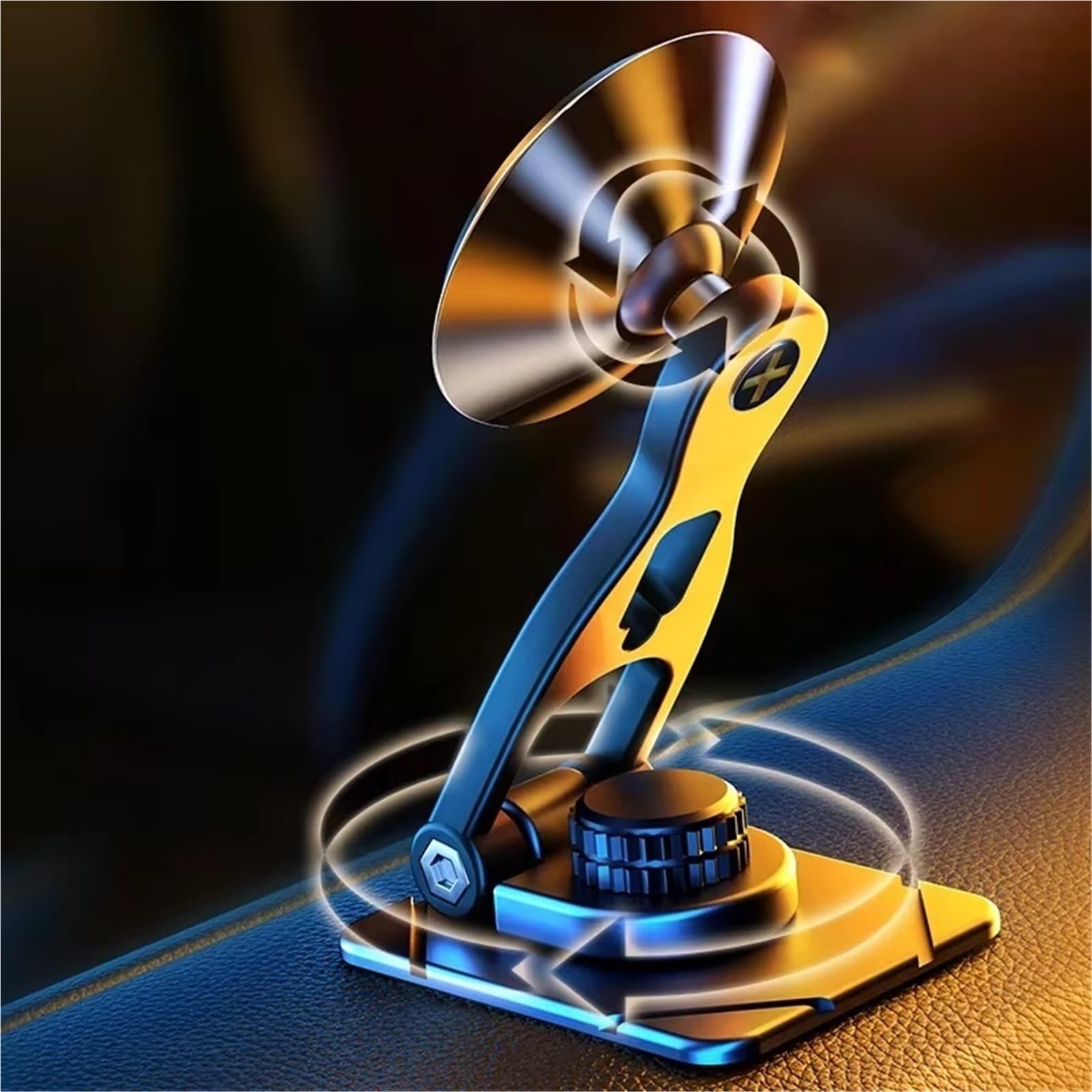 Per Samsung 2024 Supporto Magnetico Universale Auto Scrivania Magnetico Girevole Smartphone Staffa Pieghevole Porta Cellulare Auto