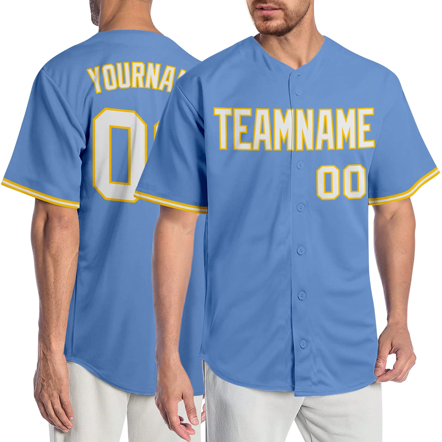 Custom Novelty Blouses & Button-Down Shirts Personalized Printed Stitched Baseball Jerseys Mesh Sport Shirts
