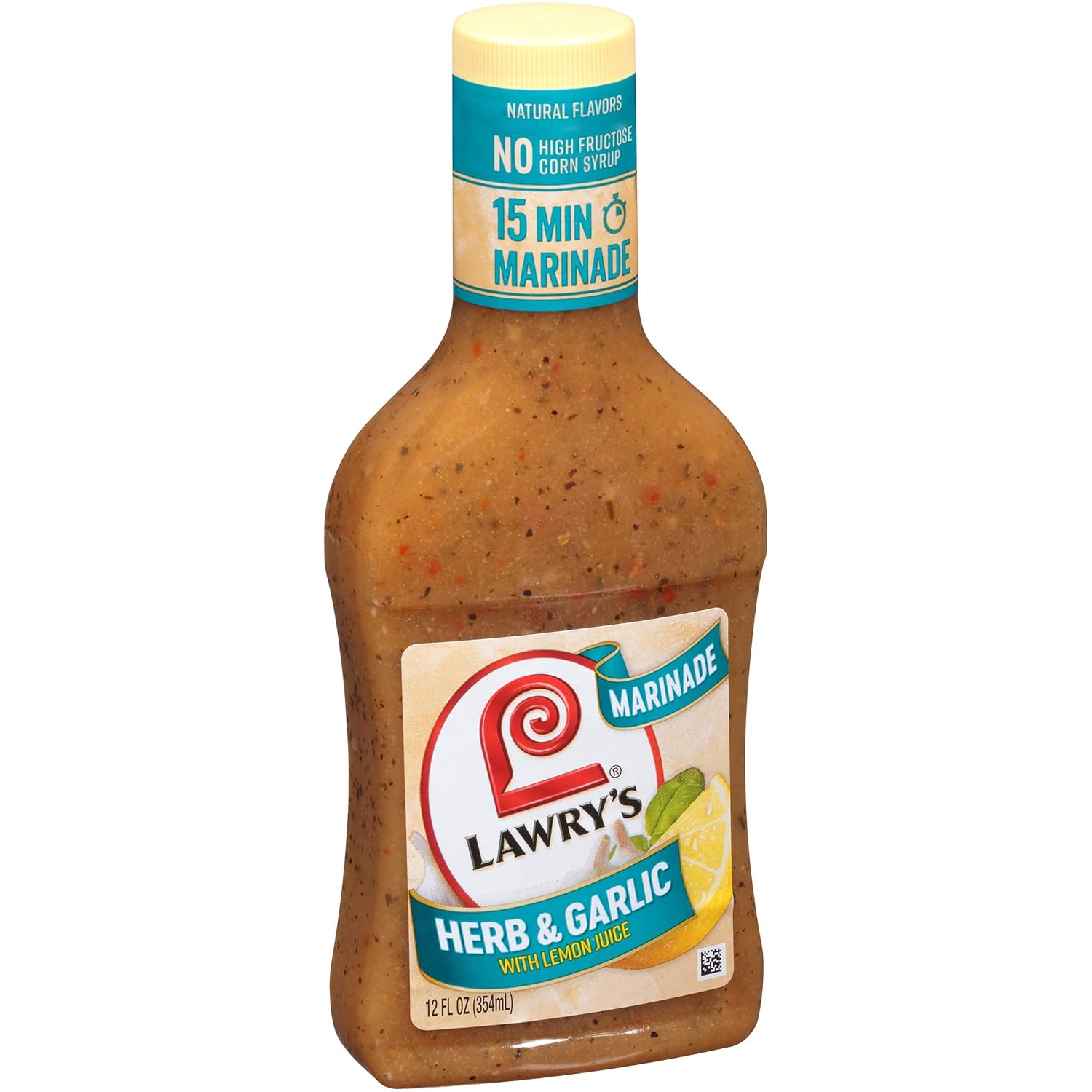 Lawry's Herb & Garlic with Lemon Juice 30 Minute Marinade, 12 fl oz (Pack of 6)