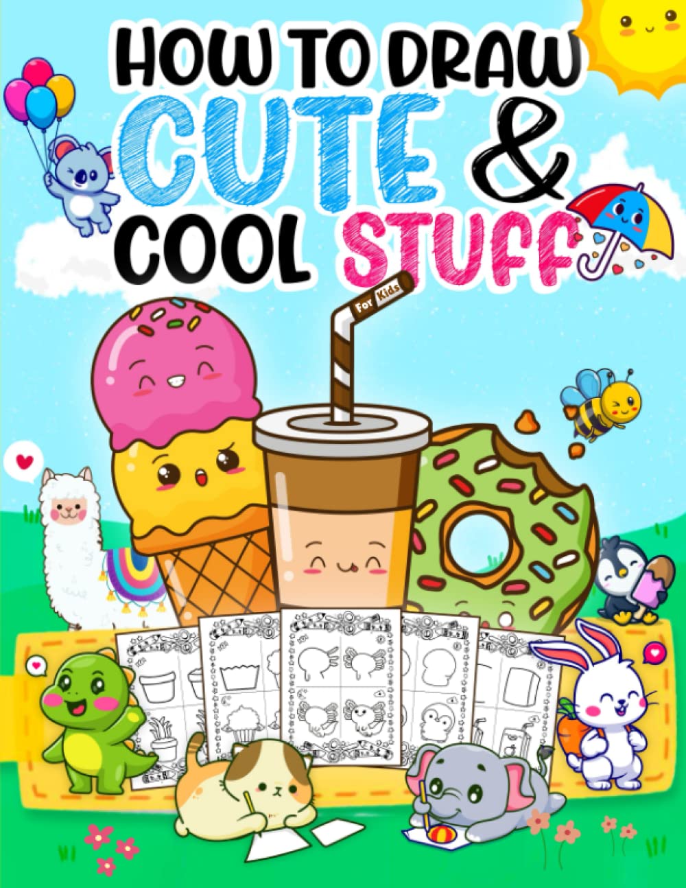 Buy How to Draw Cute & Cool stuff For kids Fun activity book offering easy steps to learn how