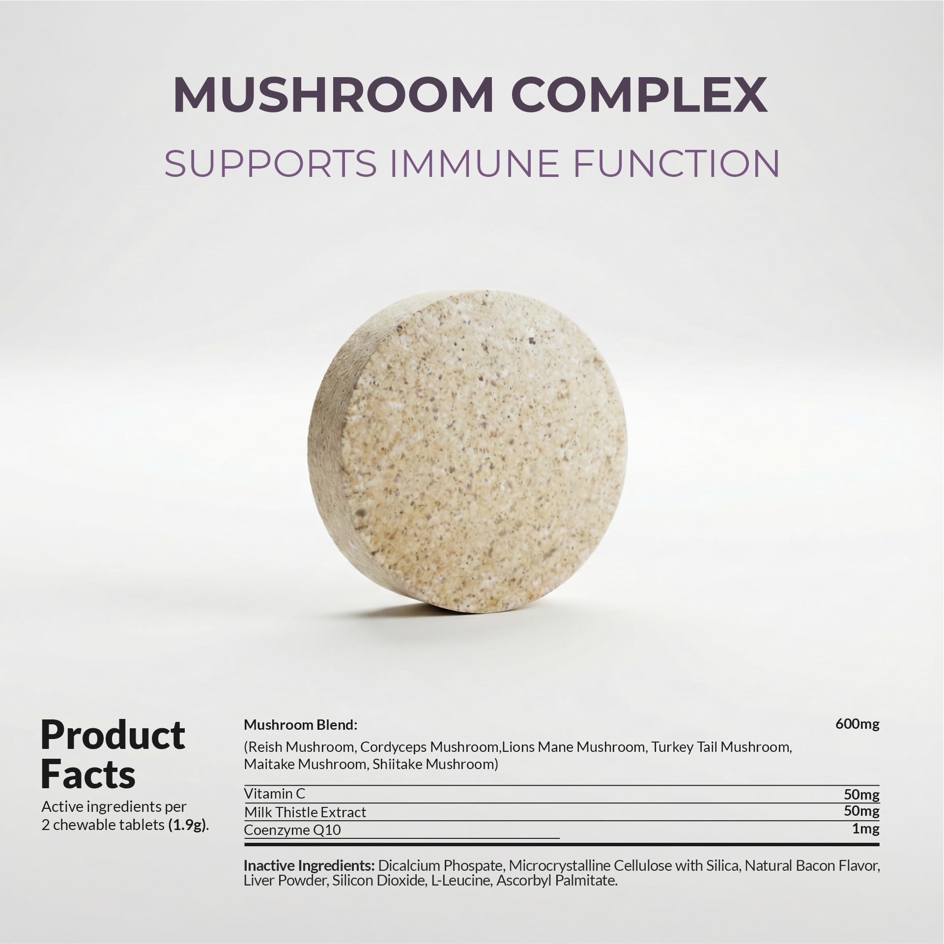 Turkey Tail Mushroom Supplement for Dogs Lumps & Bumps Support, 120 ct — Amazon image 7