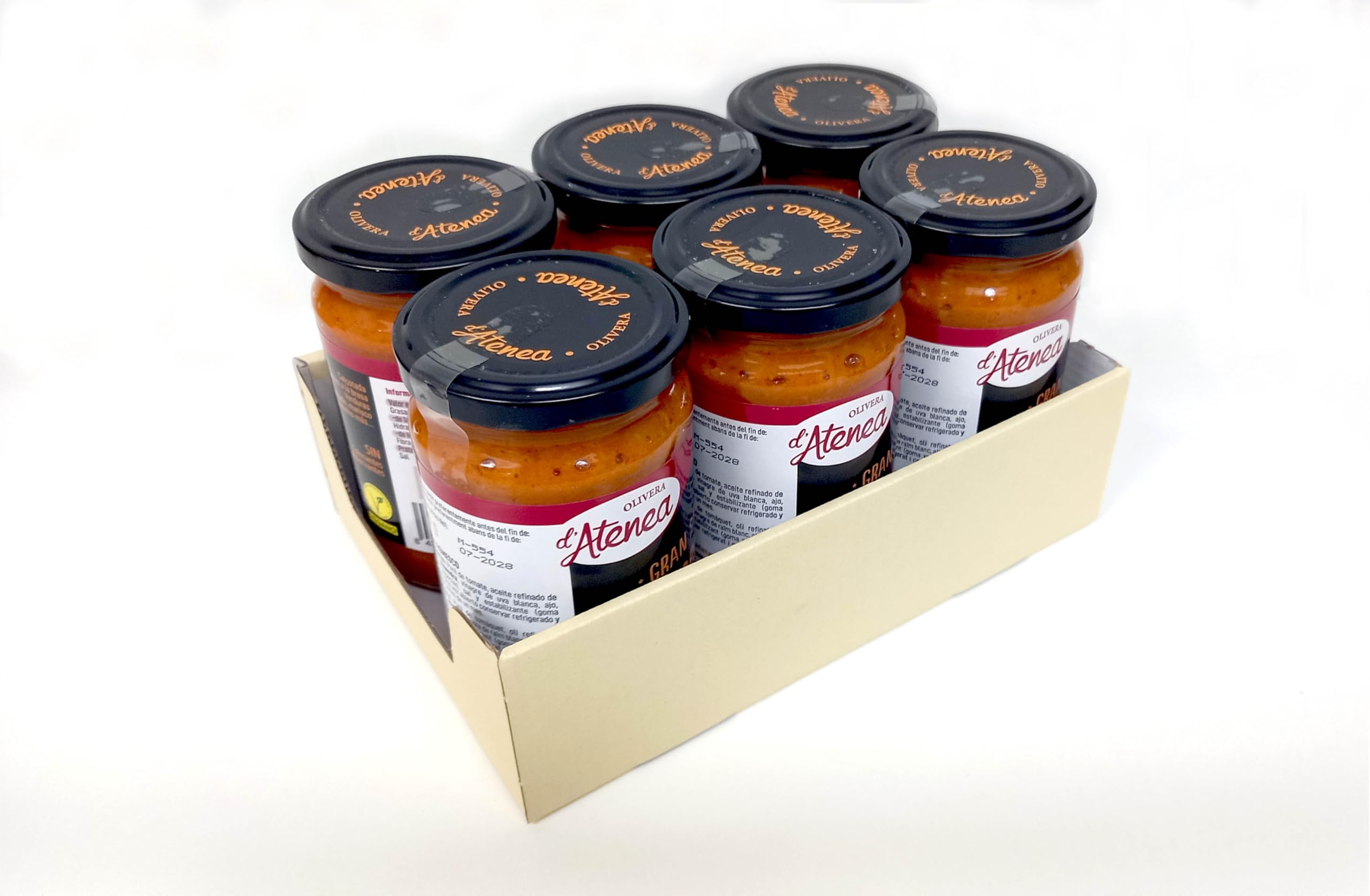 Pack 6u Gran Salsa Romesco Olivera d'Atenea SIN GLUTEN 290g