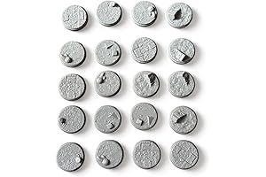 20 Pcs 25mm Miniature Base Terrain for 28mm Tabletop Terrain