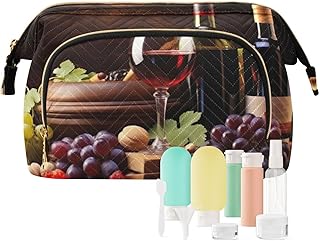 Kigai Viñedo - Bolsa de maquillaje para mujer...