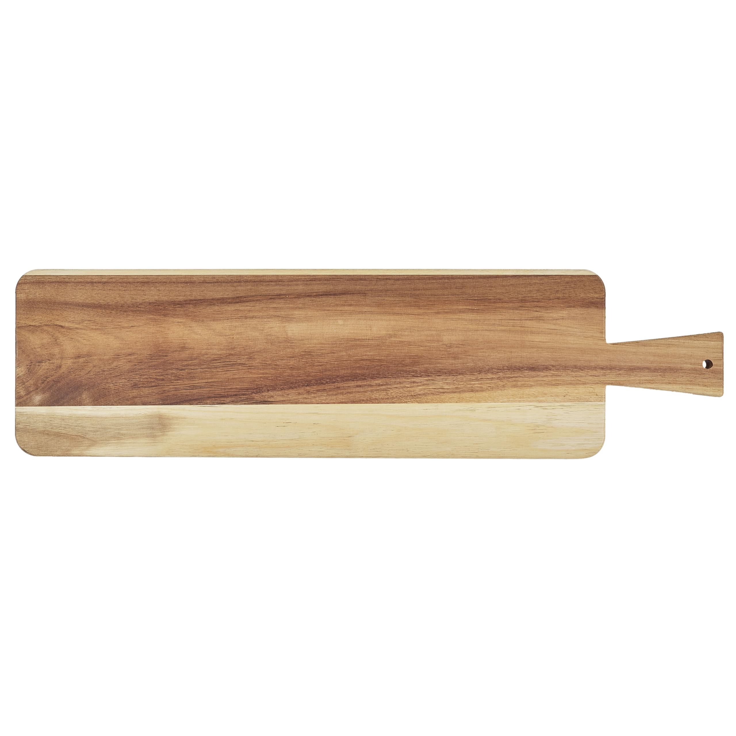 HOME DECO FACTORY - KA0328 Expositor con Soporte de Acacia 60 cm - Diseñado para Servir Tapas y Aperitivos - Diseño Elegante y Fácil de Mantener - Color Marrón