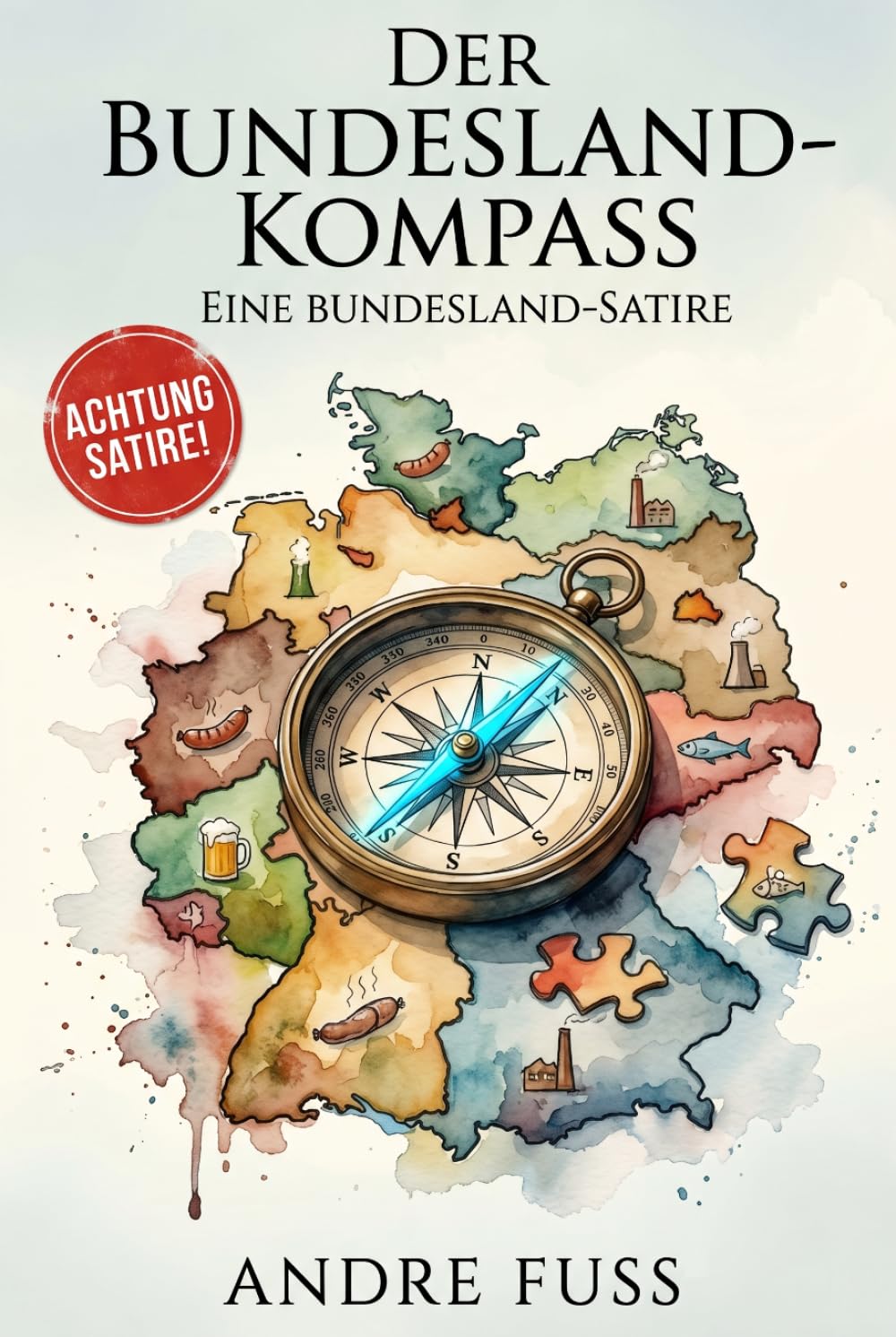 Der satirische Bundesland-Kompass (Regionale humorvolle Satire)