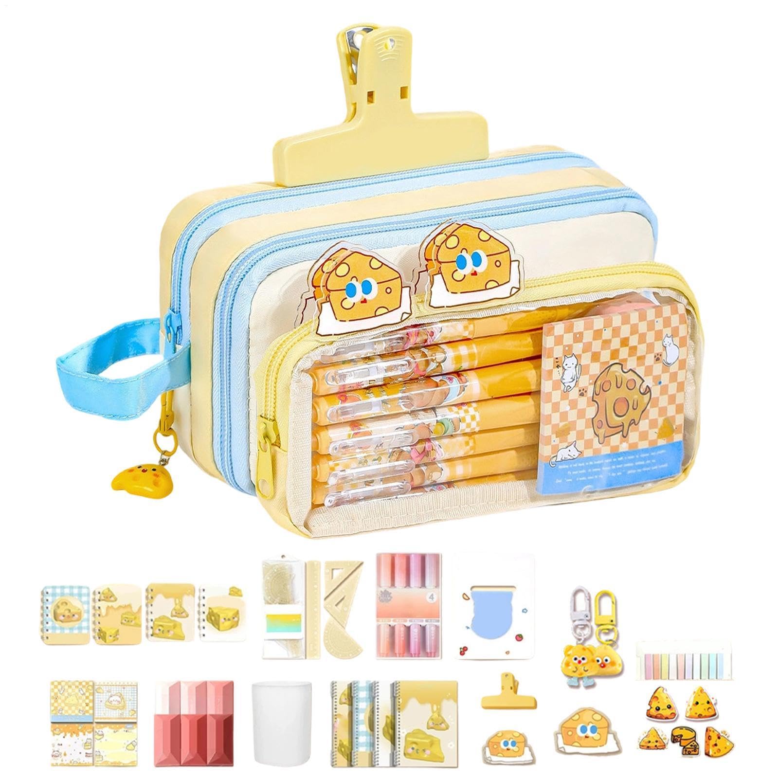 Generisch astuccio con , simpatico design con formaggio | Set di astucci per la giornata dei bambini, per schizzi dopo la scuola, per le lezioni mattutine e