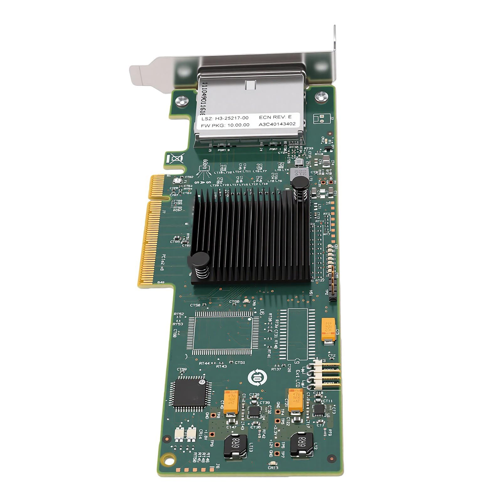 Karta Kontrolera PCIe 2.0 X8 SAS, Niskoprofilowa, 8 Portów dla JBOD i Zewnętrznych Obudów