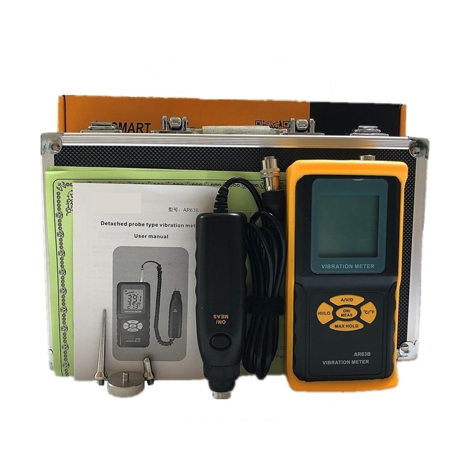 Vibrationsmesser, Vibrationsmessrät Digitaler Präzisionstester Analysator Vibrometer schwindigkeitsbeschleunigungsverschiebungsmessung