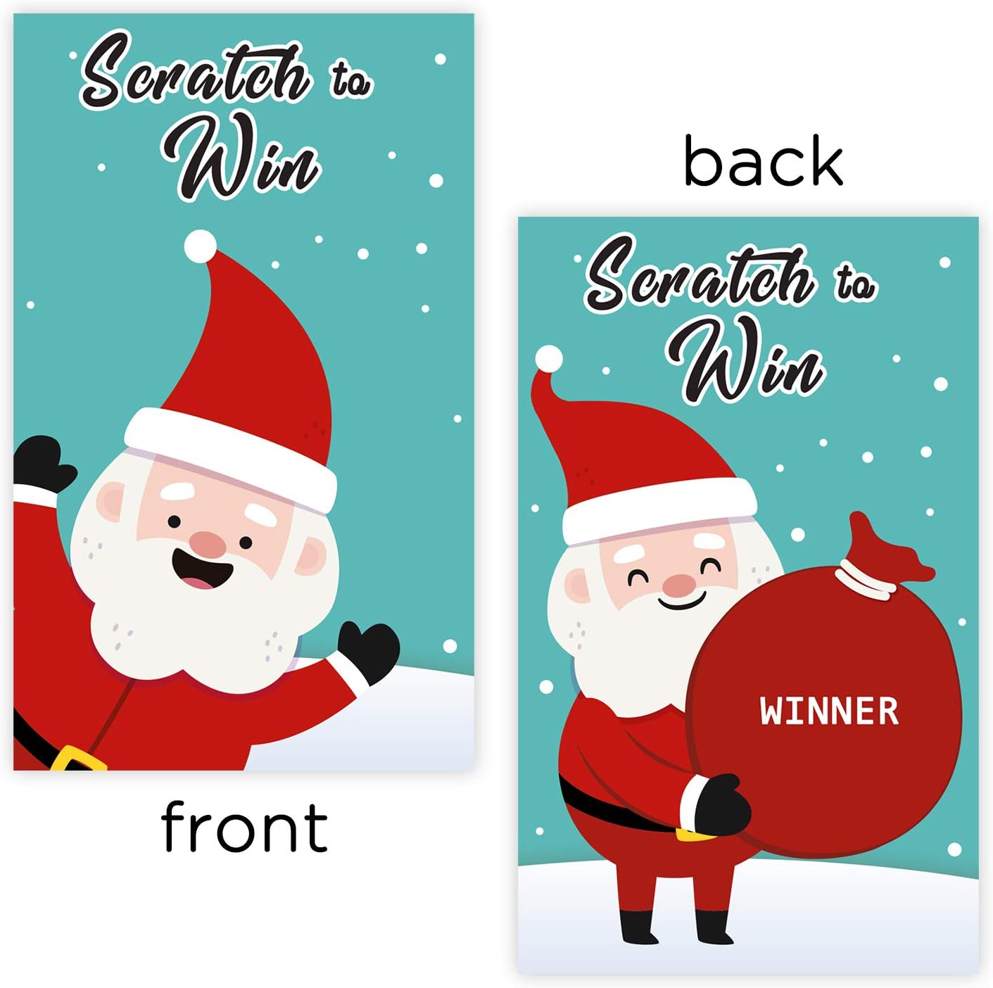 Christmas Party Scratch Off Game - 40 Cards