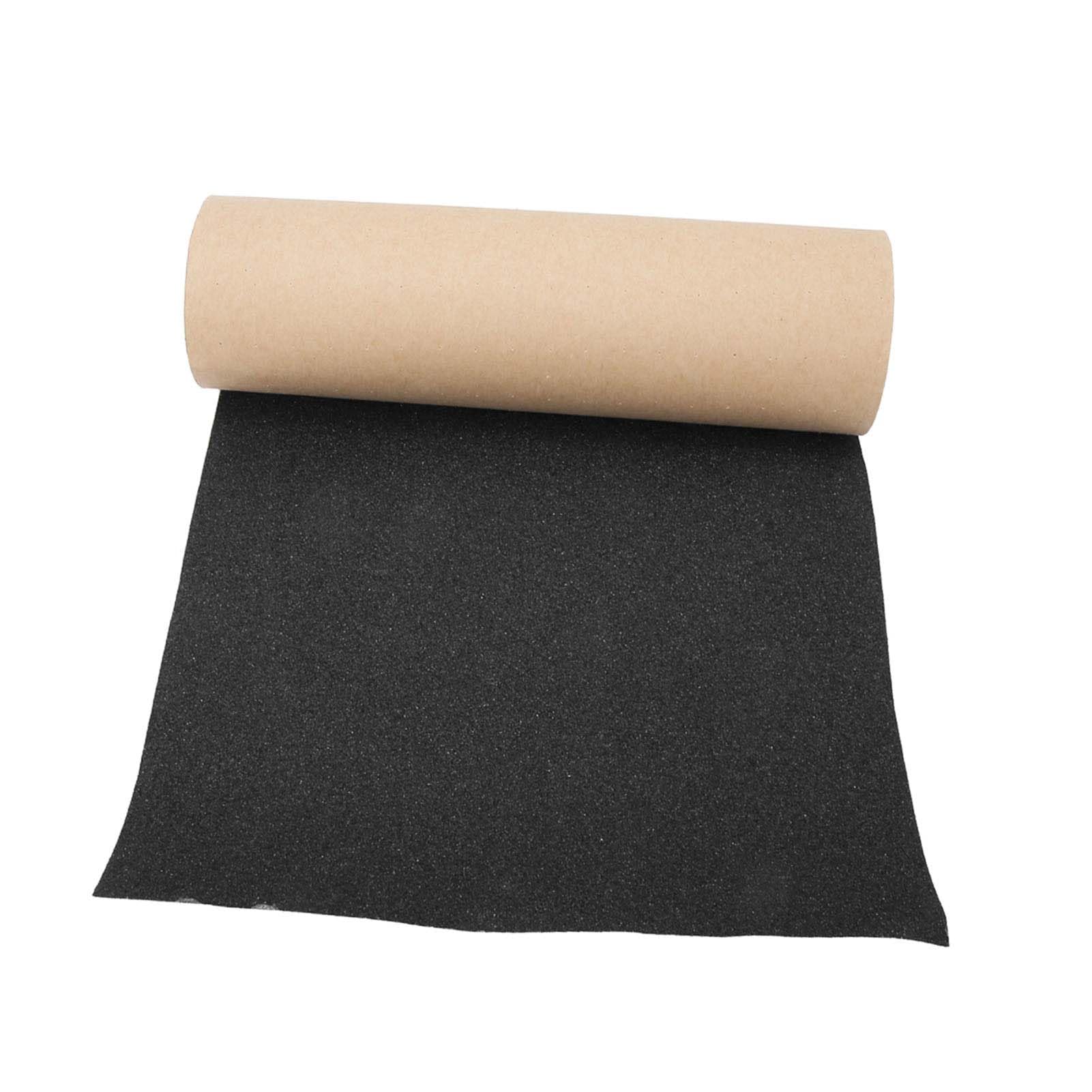 Ruban Adhésif Grip Skateboard POFET - 84x23 Cm - Noir Antidérapant - Pour Planche Et Trottinette