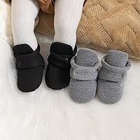 Vista 96 de Sawimlgy - Botines de algodón antideslizantes para recién nacido, con agarre, para cuna o para el invierno 010/Amarrón