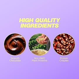 Misfits Vegan Protein Bars - Sweet Caramel Fudge | Nutrition Bars - 15g Protein, 1g Sugar, Plant-based, Low Carb, Non-GMO, Gluten Free Snacks | Pack of 12