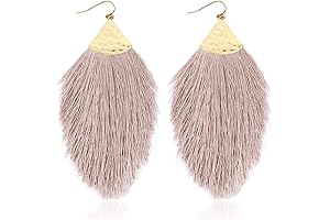 Stunning Bohemian Tassel Earrings: A Symphony of Silk and Charm