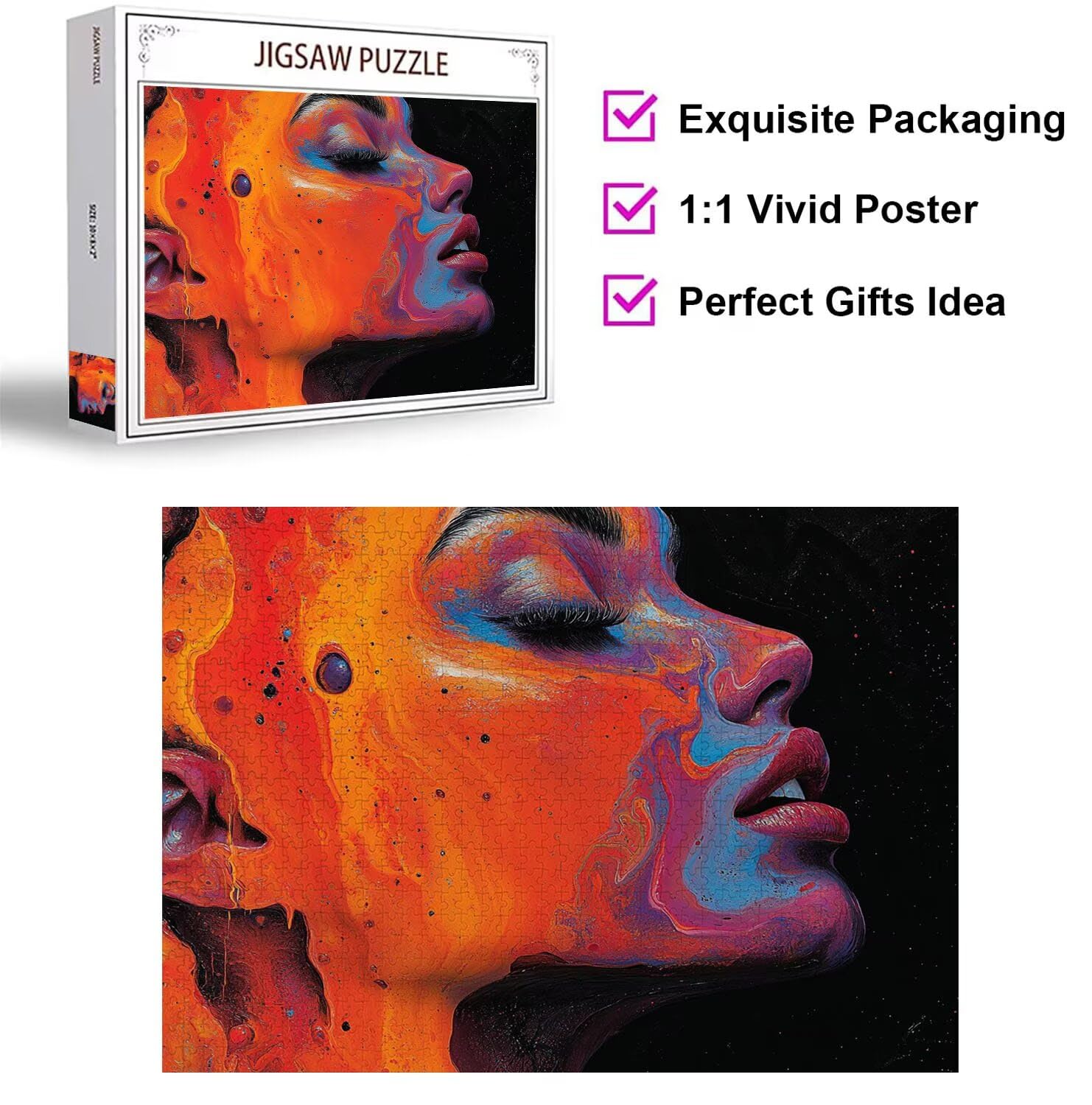 Puzzle 6000 Pezzi astratto Puzzle Classici per Gioco Familiare, n-59 | Impossibile Puzzles, Intrattenimento Creativo, Rilassamento Intelligence, Regalo per Amore e Amico, Decorazioni Casa, Donna.